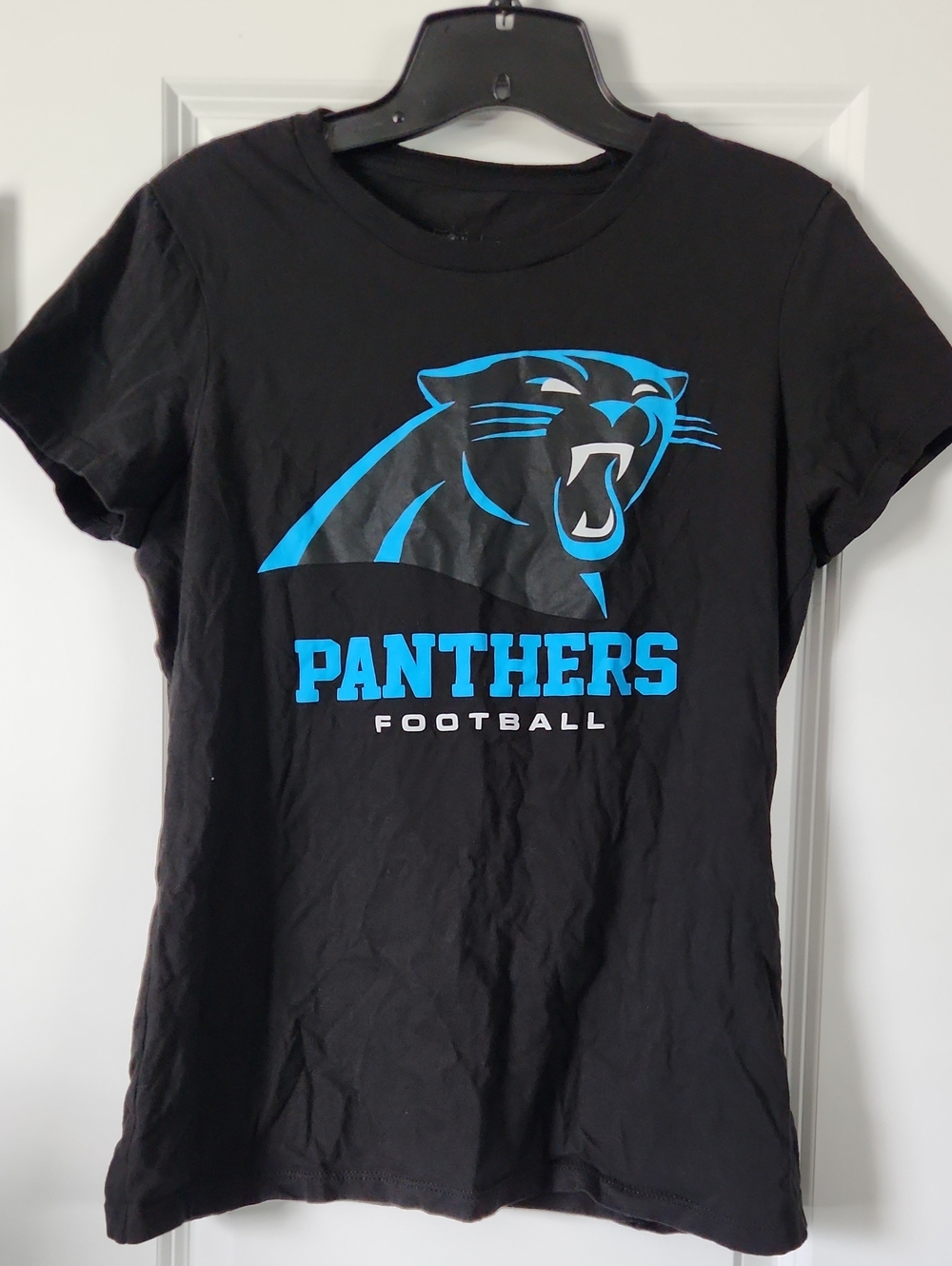 NFL Team Apparel Carolina Panther Women's T-Shirt Medium